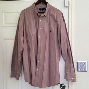 Ralph Lauren long sleeve plaid shirt